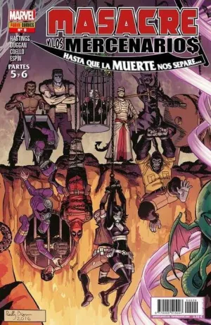 MASACRE Y LOS MERCENARIOS #09. HASTA QUE LA MUERTE NOS SEPARE... PARTES 5/6