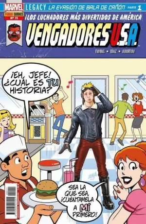 VENGADORES USA #11 MARVEL LEGACY. LA EVASION DE BALA DE CAÑON (PARTE 1)