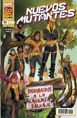 NUEVOS MUTANTES V3 #011. BIENVENIDOS A LA CACERIA SALVAJE (GRAPA PANINI)
