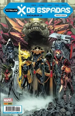 EXCALIBUR #10. X DE ESPADAS (GRAPA PANINI)
