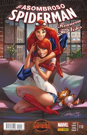 ASOMBROSO SPIDERMAN #110. RENUEVA TUS VOTOS (PORTADA ALTERNATIVA)
