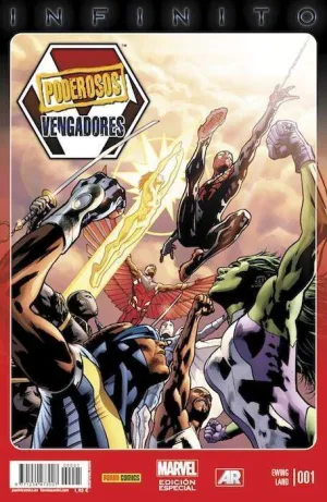 PODEROSOS VENGADORES #01. INFINITO (PORTADA ALTERNATIVA)