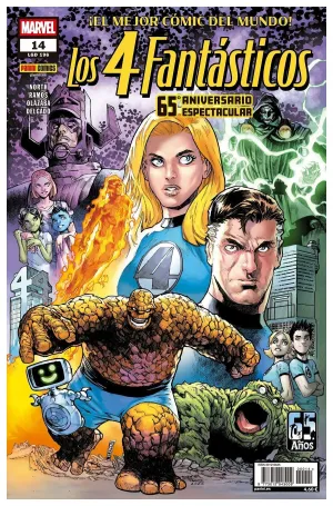LOS CUATRO FANTÁSTICOS V7 #196 / 14