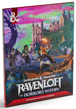 DUNGEONS & DRAGONS RPG RAVENLOFT: THE HORRORS WITHIN PANTALLA DEL DUNGEON MASTER *EDICIÓN INGLÉS*