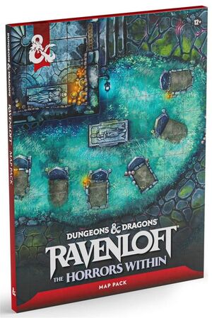 DUNGEONS & DRAGONS RPG RAVENLOFT: THE HORRORS WITHIN PACK DE MAPAS *EDICIÓN INGLÉS*