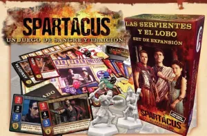 SPARTACUS (JUEGO DE TABLERO): LAS SERPIENTES Y EL LOBO                     
