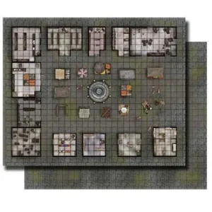 GAME MASTERY: FLIP MAT CITY MARKET 24X30                                   