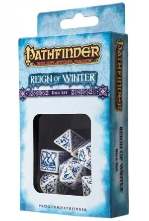 DADOS Q-WORKSHOP SET DE 7: PATHFINDER REIGN OF WINTER