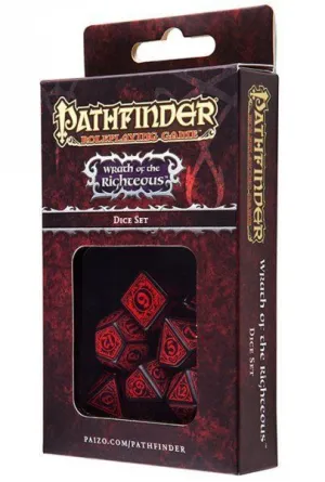 DADOS Q-WORKSHOP SET DE 7: PATHFINDER DICE / WRATH OF THE RIGHTEOUS