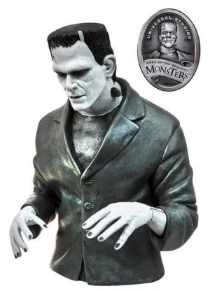 UNIVERSAL MONSTERS HUCHA FRANKENSTEIN BLACK & WHITE 20CM                   