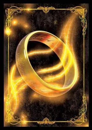 FUNDAS CARTAS FFG - THE ONE RING (50)                                      