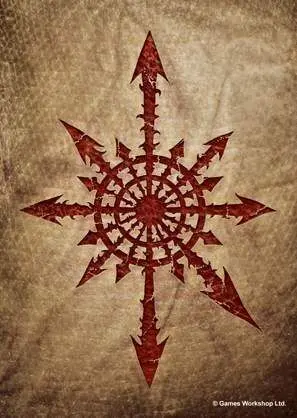 FUNDAS CARTAS PROTECTORAS ILUSTRADAS WARHAMMER - MARK OF CHAOS             