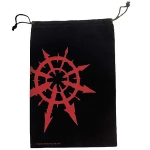 BOLSA DADOS W40K: ESTRELLA DEL CAOS