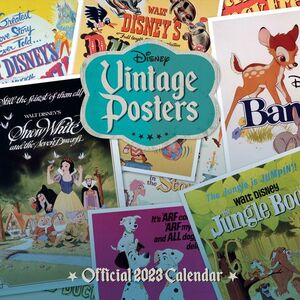 CALENDARIO 2023 DISNEY VINTAGE POSTERS 30X30