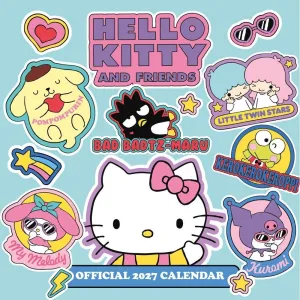 CALENDARIO 2027 30X30 HELLO KITTY Y SUS AMIGOS
