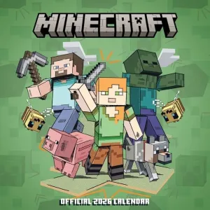 CALENDARIO 2026 30X30 MINECRAFT PLASTIC FRE