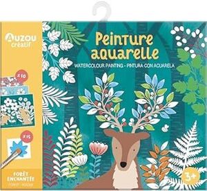 PINTURA CON ACUARELA BOSQUE ENCANTADO. ESTUCHE DE ARTISTA