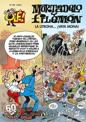 OLE MORTADELO #198. LA LITRONA...¡VAYA MONA!