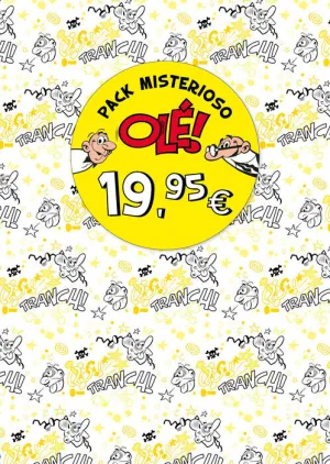 MORTADELO Y FILEMON. PACK MISTERIOSO OLE! AMARILLO