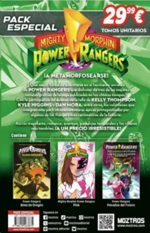 PACK ESPECIAL MIGHTY MORPHIN POWER RANGERS