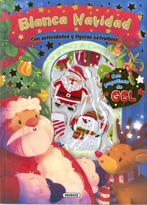 BLANCA NAVIDAD. CON PEGATINAS DE GEL