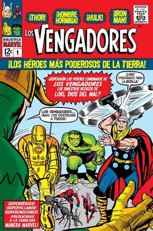 BIBLIOTECA MARVEL #12. LOS VENGADORES 01