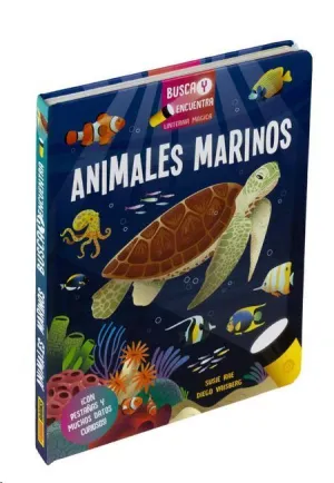 BUSCA Y ENCUENTRA LINTERNA MÁGICA - ANIMALES MARINOS BUSCA Y ENCUENTRA LINTERNA MÁGICA - ANIMALES MARINOS