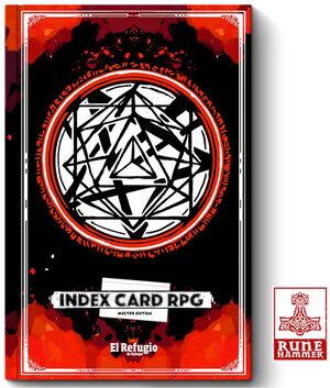 INDEX CARD RPG MASTER EDITION JDR