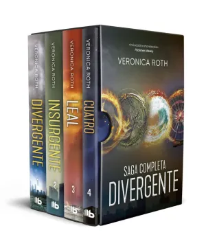 DIVERGENTE. ESTUCHE TETRALOGIA COMPLETA (BOLSILLO)