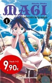 MAGI EL LABERINTO DE LA MAGIA #01 PACK ESPECIAL + #02