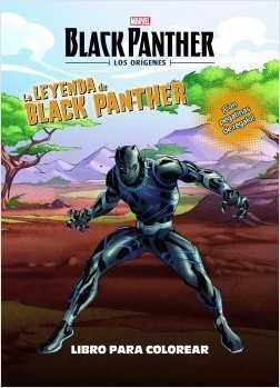 BLACK PANTHER. LOS ORIGENES: LEYENDA DE BLACK PHANTER. LIBRO PARA COLOREAR