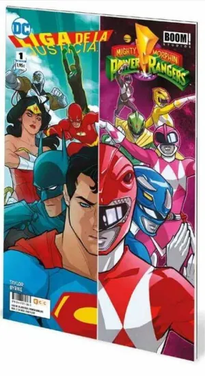 LIGA DE LA JUSTICIA / POWER RANGERS #01