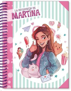 LIBRETA DE LA DIVERSION DE MARTINA (TURQUESA)