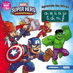 SUPER HERO ADVENTURES. APRENDO CON MARVEL: APRENDE LAS LETRAS 1+
