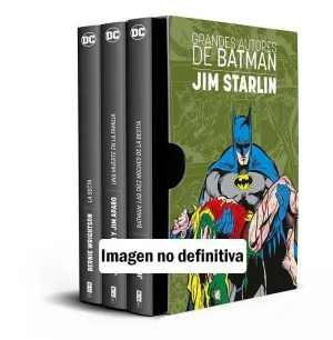 ESTUCHE GRANDES AUTORES DE BATMAN: JIM STARLIN / JIM APARO / B WRIGHTSON