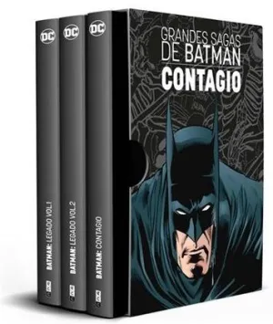ESTUCHE GRANDES SAGAS DE BATMAN: BATMAN. CONTAGIO + LEGADO VOL. 1 Y 2