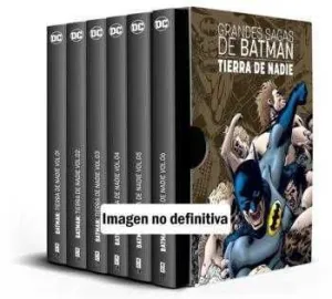 ESTUCHE GRANDES SAGAS DE BATMAN: BATMAN. TIERRA DE NADIE VOL. 1 A 6