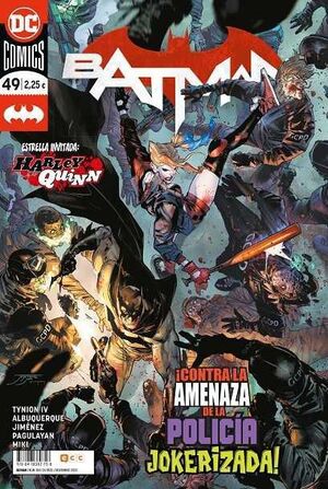 BATMAN MENSUAL VOL.3 #104 / #49. CONTRA LA AMENAZA DE LA POLICIA JOKERIZADA