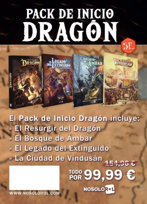 EL RESURGIR DEL DRAGON JDR PACK DE INICIO DRAGON