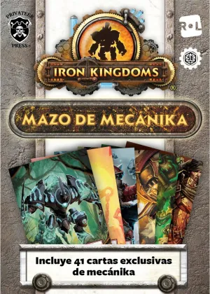 IRON KINGDOMS RÉQUIEM JDR MAZO DE MECÁNIKA