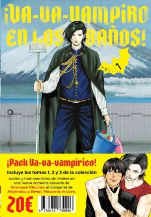 PACK VAMPIRICO ¡VA-VA-VAMPIRO EN LOS BAÑOS! VOL. 1, 2 Y 3