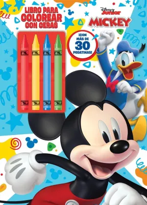 MICKEY. LIBRO PARA COLOREAR CON CERAS MICKEY. LIBRO PARA COLOREAR CON CERAS