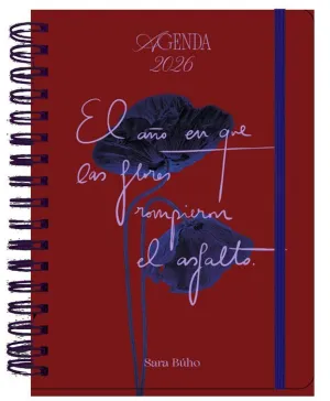 AGENDA ANUAL DIARIA 2026 SARA BÚHO