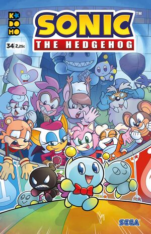 SONIC THE HEDGEHOG #34 (GRAPA - ECC)