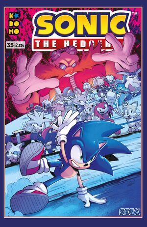 SONIC THE HEDGEHOG #35 (GRAPA - ECC)