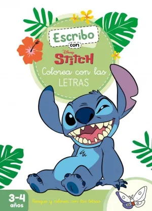 ESCRIBO CON STITCH: COLOREA CON LETRAS