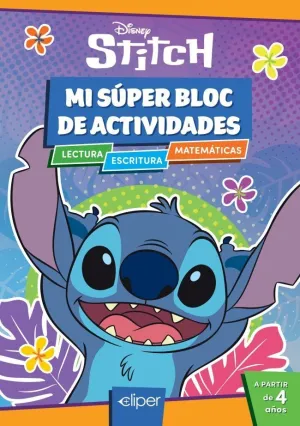 MI SÚPER BLOC DE ACTIVIDADES DISNEY - STITCH
