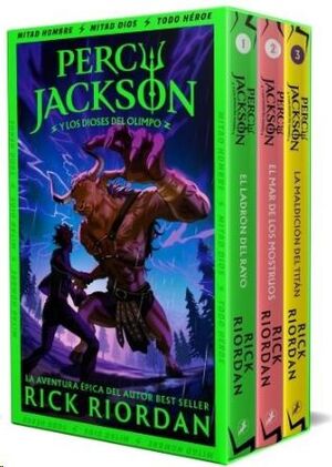 PERCY JACKSON Y LOS DIOSES DEL OLIMPO (ESTUCHE CON: EL LADRÓN DEL RAYOEL MAR DE