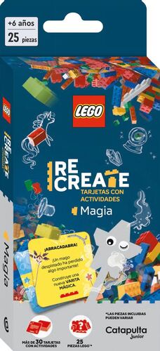 LEGO RECREATE MAGIA CONSTRUCCIÓN TARJETAS CON ACTI