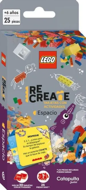 LEGO RECREATE ESPACIO CONSTRUCCION TARJETAS CON ACTIVIDADES